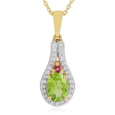 Peridot Silver Necklace