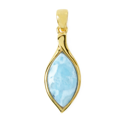 Larimar Silver Pendant
