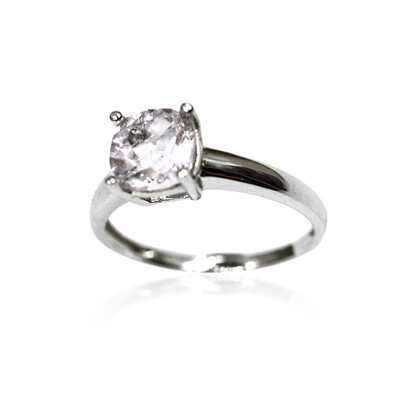 Brazilian Kunzite Silver Ring