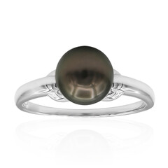 Tahitian Pearl Platinum Ring