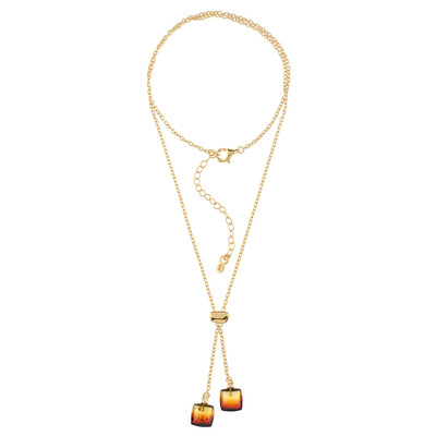 Sunrise Baltic Amber Silver Necklace (dagen)