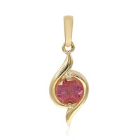 18K Pezzottaite Gold Pendant