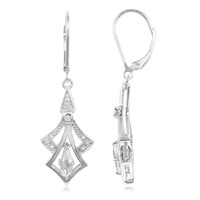 Goshenite Silver Earrings