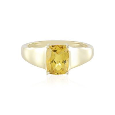 9K Golden Beryl Gold Ring