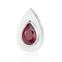 Ruby Silver Pendant