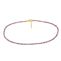 Rhodochrosite Silver Necklace