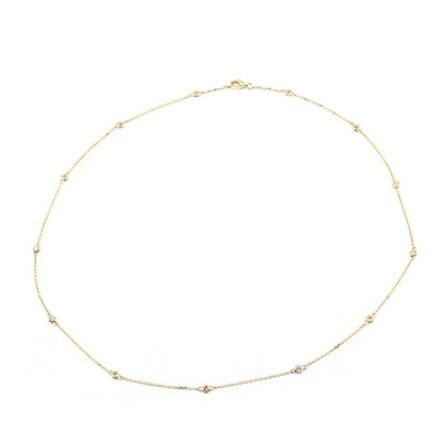 14K I1 (H) Diamond Gold Necklace (CIRARI)