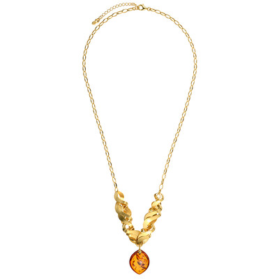 Baltic Amber Silver Necklace (dagen)