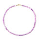 Kunzite Silver Necklace