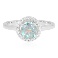 Mountain Lake Quartz Silver Ring