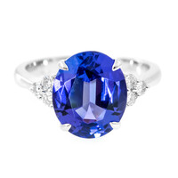 18K AAA Tanzanite Gold Ring (CIRARI)