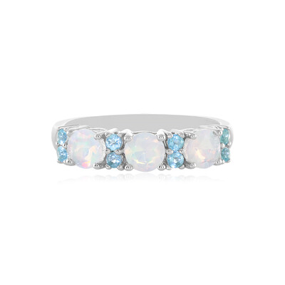 Welo Opal Silver Ring