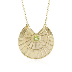 Peridot Silver Necklace
