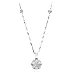 14K I1 (H) Diamond Gold Necklace (CIRARI)