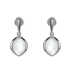 Mother of Pearl Silver Earrings