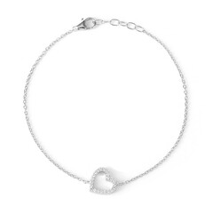 Zircon Silver Bracelet