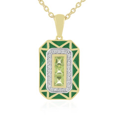 Peridot Silver Necklace