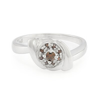 Fancy Diamond Silver Ring