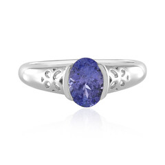 Tanzanite Silver Ring (Adela Silber)
