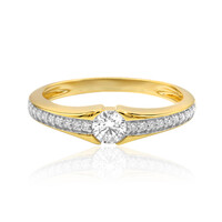 18K IF (D) Diamond Gold Ring