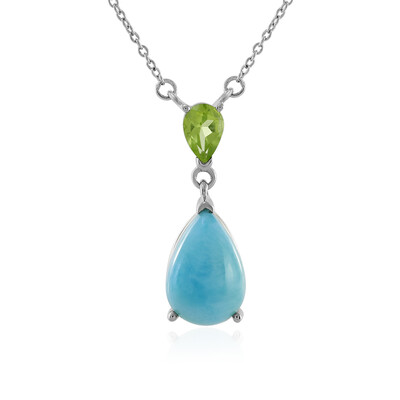 Larimar Silver Necklace