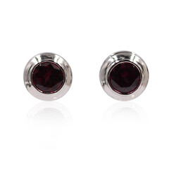 Tocantin Garnet Silver Earrings