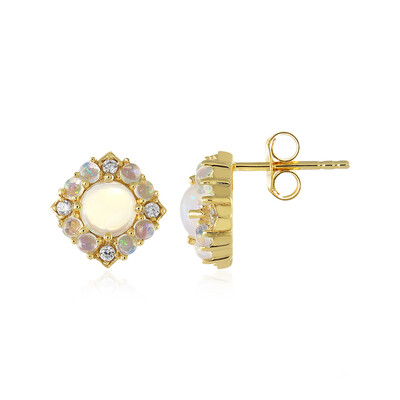 Welo Opal Silver Earrings