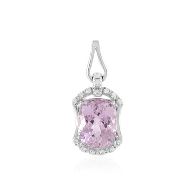 Kunzite Silver Pendant