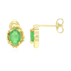 Bahia Emerald Silver Earrings
