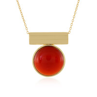 Carnelian Silver Necklace