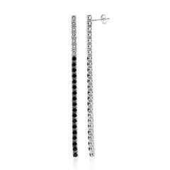 White Topaz Silver Earrings