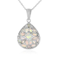 Welo Opal Silver Necklace