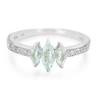 Paraiba Tourmaline Silver Ring