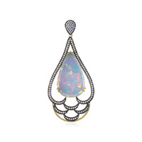 14K Welo Opal Gold Pendant (AMAYANI)