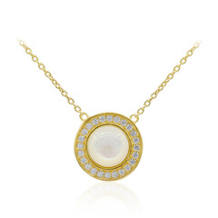 Mother of Pearl Silver Necklace