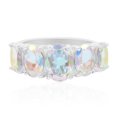 Moonlight Topaz Silver Ring
