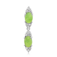 Imperial Chrysoprase Silver Pendant