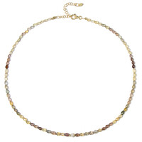 Canary Zircon Silver Necklace