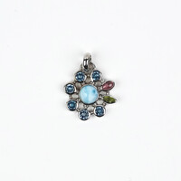 Larimar Silver Pendant