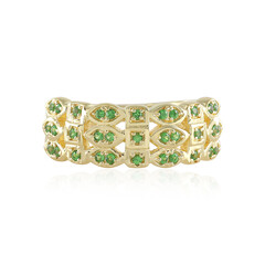 Tanzanian Tsavorite Silver Ring