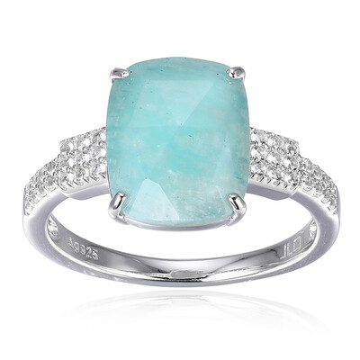 Amazonite Silver Ring