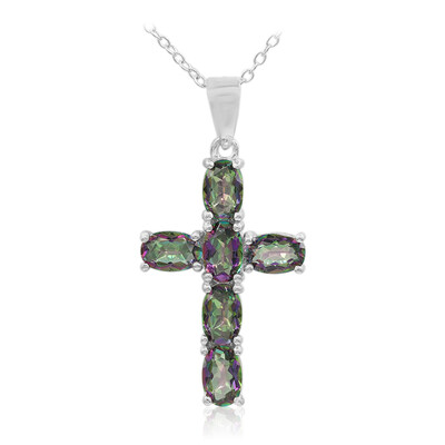Mystic Quartz Silver Necklace