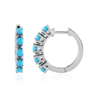 Sleeping Beauty Turquoise Silver Earrings (Faszination Türkis)