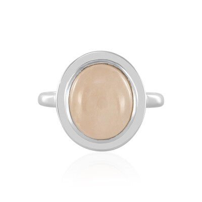 Morganite Silver Ring (MONOSONO COLLECTION)