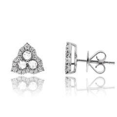 14K SI1 (H) Diamond Gold Earrings (CIRARI)