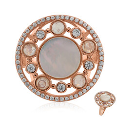 Mother of Pearl Silver Ring