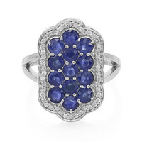Kanchanaburi Sapphire Silver Ring