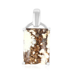 Magnesite Silver Pendant