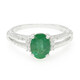 Bahia Emerald Silver Ring