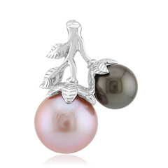 Purple Ming Pearl Silver Pendant (TPC)
